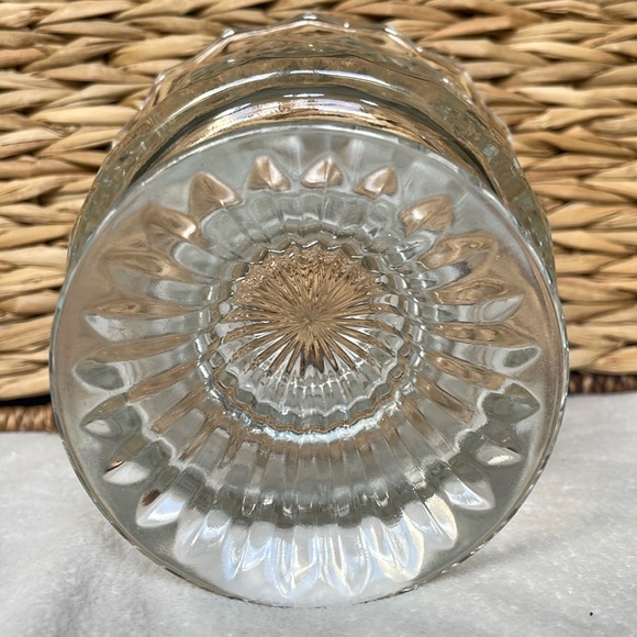 Vintage Fostoria Cubist Footed Compote Dish 6” Round - Picture 5 of 7